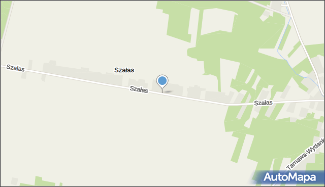 Szałas gmina Sędziszów, Szałas, mapa Szałas gmina Sędziszów