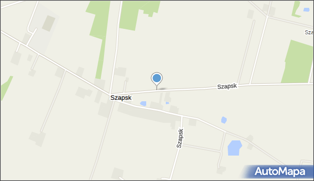 Szapsk, Szapsk, mapa Szapsk