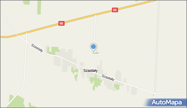 Szastały, Szastały, mapa Szastały