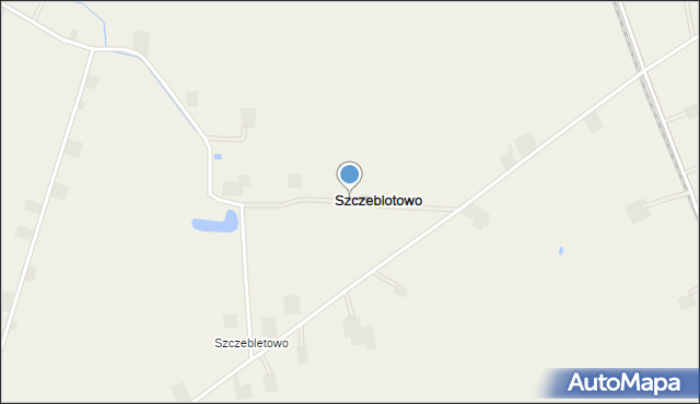 Szczeblotowo, Szczeblotowo, mapa Szczeblotowo
