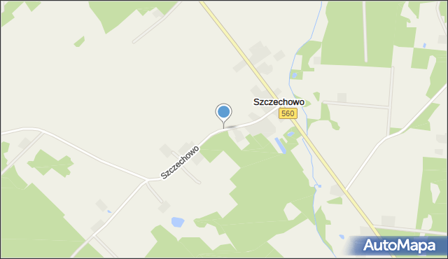 Szczechowo, Szczechowo, mapa Szczechowo