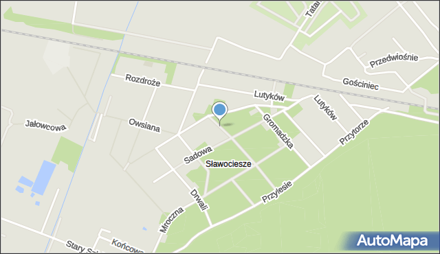 Szczecin, Szyszkowa, mapa Szczecina