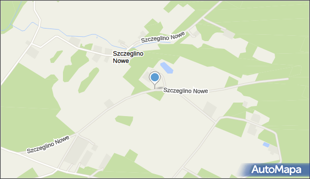 Szczeglino Nowe, Szczeglino Nowe, mapa Szczeglino Nowe