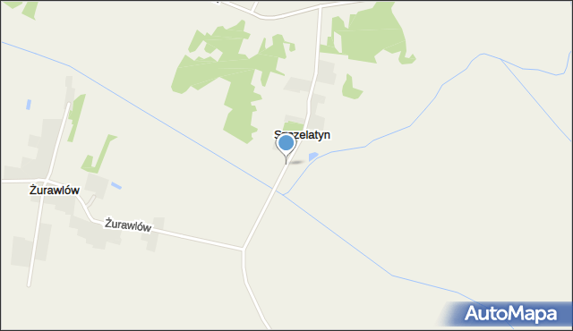 Szczelatyn, Szczelatyn, mapa Szczelatyn