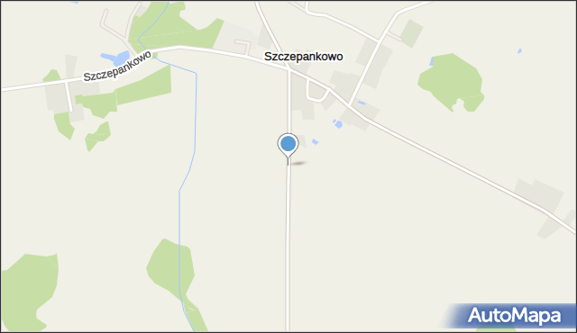 Szczepankowo gmina Grunwald, Szczepankowo, mapa Szczepankowo gmina Grunwald