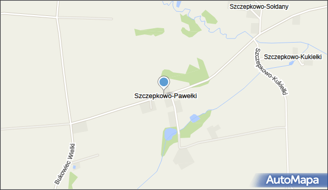 Szczepkowo-Pawełki, Szczepkowo-Pawełki, mapa Szczepkowo-Pawełki