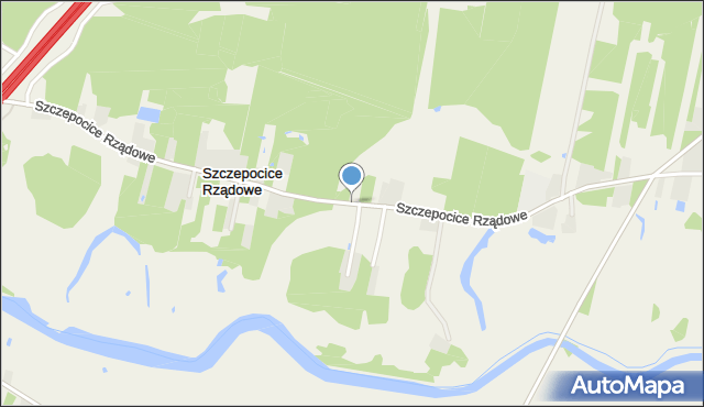Szczepocice Rządowe, Szczepocice Rządowe, mapa Szczepocice Rządowe