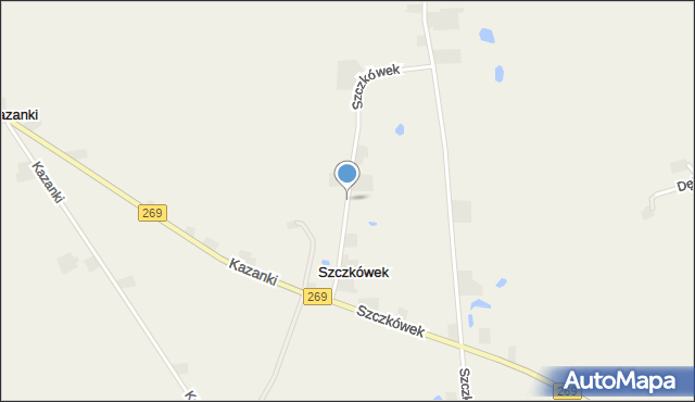 Szczkówek, Szczkówek, mapa Szczkówek