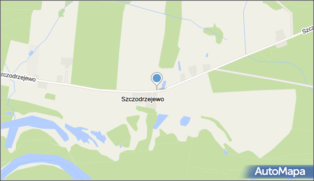 Szczodrzejewo, Szczodrzejewo, mapa Szczodrzejewo