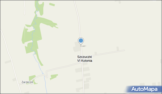 Szczuczki VI Kolonia, Szczuczki VI Kolonia, mapa Szczuczki VI Kolonia