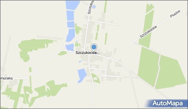 Szczukocice, Szczukocice, mapa Szczukocice