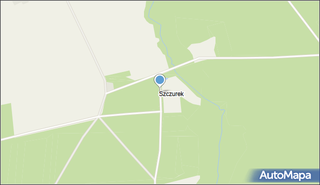 Szczurek, Szczurek, mapa Szczurek