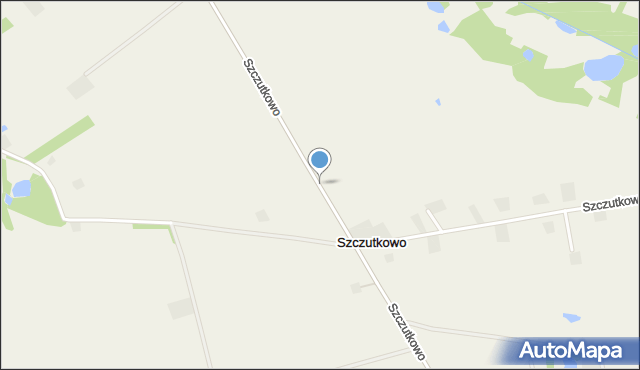 Szczutkowo, Szczutkowo, mapa Szczutkowo