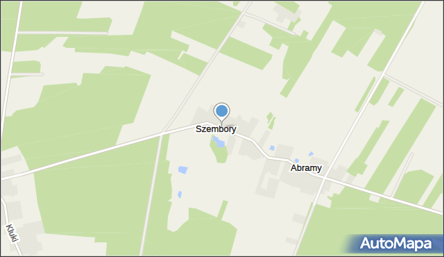 Szembory, Szembory, mapa Szembory