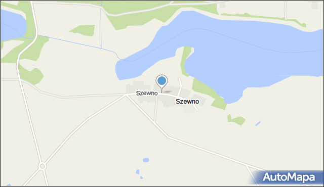 Szewno, Szewno, mapa Szewno