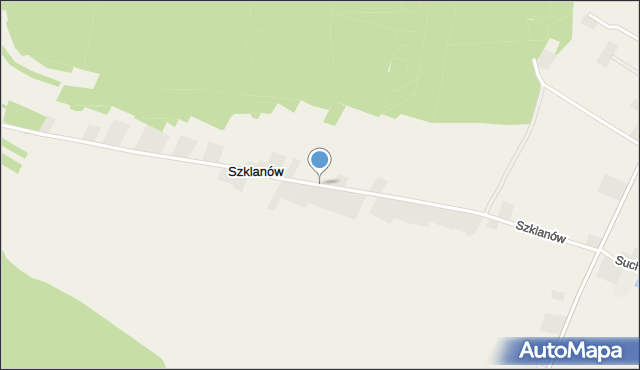 Szklanów, Szklanów, mapa Szklanów