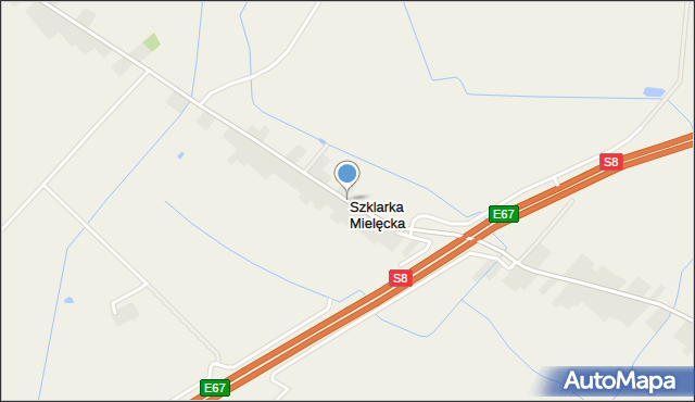 Szklarka Mielęcka, Szklarka Mielęcka, mapa Szklarka Mielęcka