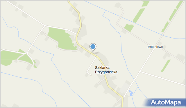 Szklarka Przygodzicka, Szklarka Przygodzicka, mapa Szklarka Przygodzicka