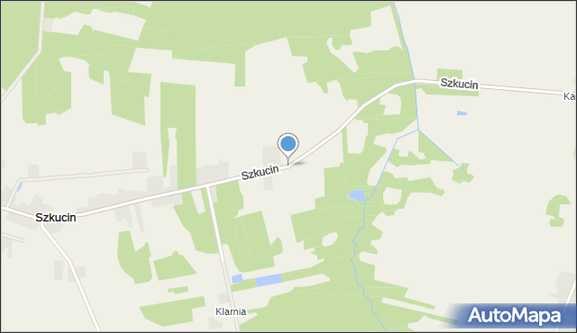 Szkucin, Szkucin, mapa Szkucin