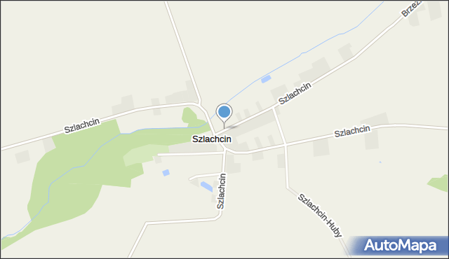 Szlachcin, Szlachcin, mapa Szlachcin