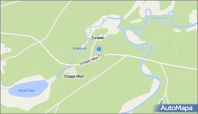 Szlaga-Młyn, Szlaga-Młyn, mapa Szlaga-Młyn