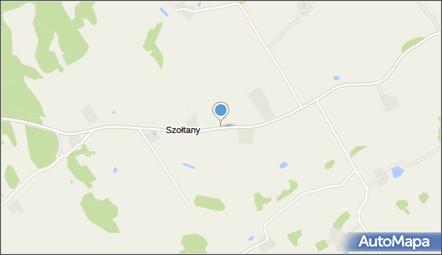 Szołtany, Szołtany, mapa Szołtany