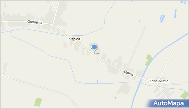 Szpica, Szpica, mapa Szpica