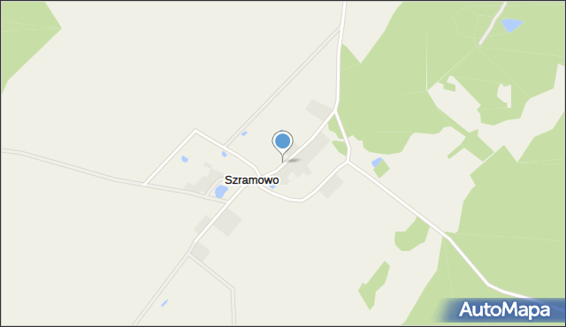 Szramowo gmina Prabuty, Szramowo, mapa Szramowo gmina Prabuty