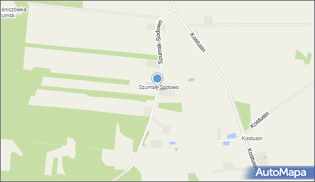 Szumsk, Szumsk-Sodowo, mapa Szumsk