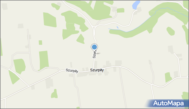 Szurpiły, Szurpiły, mapa Szurpiły