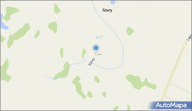 Szury gmina Szypliszki, Szury, mapa Szury gmina Szypliszki
