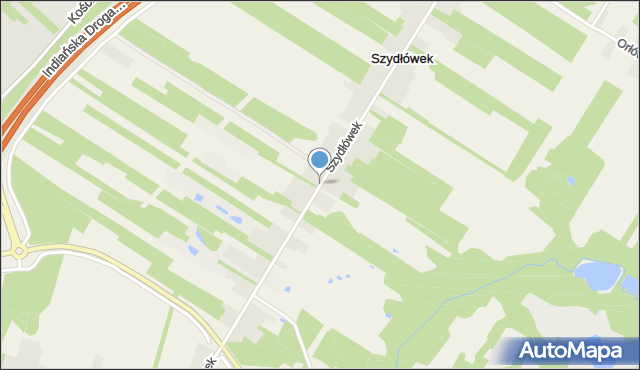 Szydłówek gmina Szydłowiec, Szydłówek, mapa Szydłówek gmina Szydłowiec