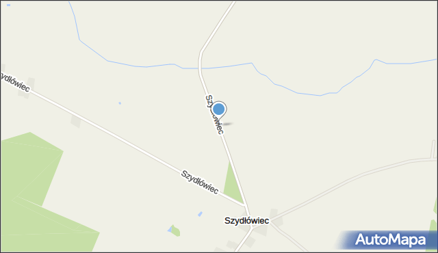 Szydłówiec, Szydłówiec, mapa Szydłówiec