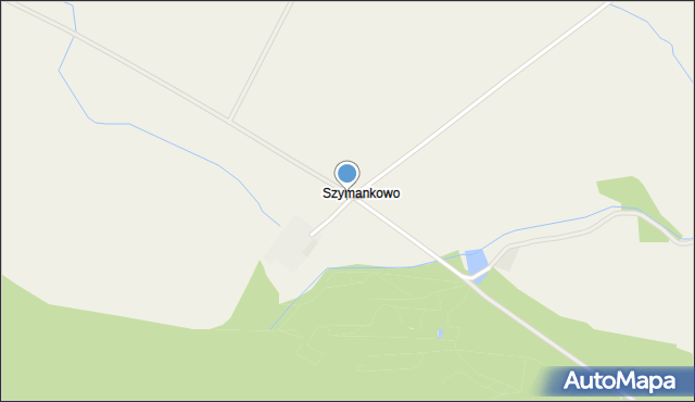 Szymankowo gmina Murowana Goślina, Szymankowo, mapa Szymankowo gmina Murowana Goślina