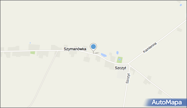 Szymanówka gmina Oporów, Szymanówka, mapa Szymanówka gmina Oporów