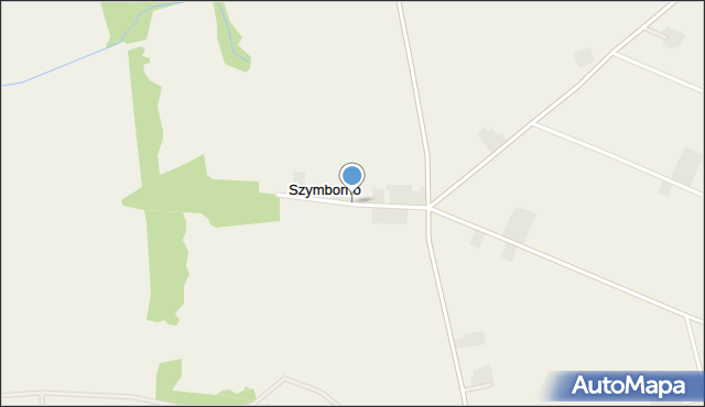 Szymborno, Szymborno, mapa Szymborno