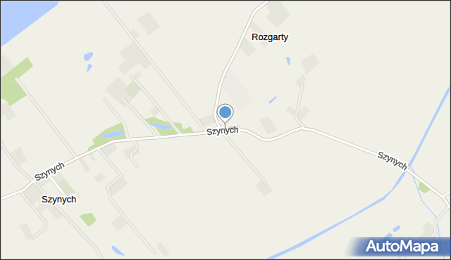 Szynych, Szynych, mapa Szynych