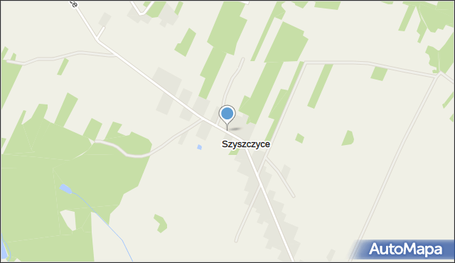 Szyszczyce gmina Chmielnik, Szyszczyce, mapa Szyszczyce gmina Chmielnik