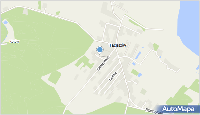 Taciszów, Szkolna, mapa Taciszów