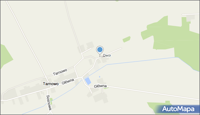 Tarnowo gmina Miastkowo, Szkolna, mapa Tarnowo gmina Miastkowo