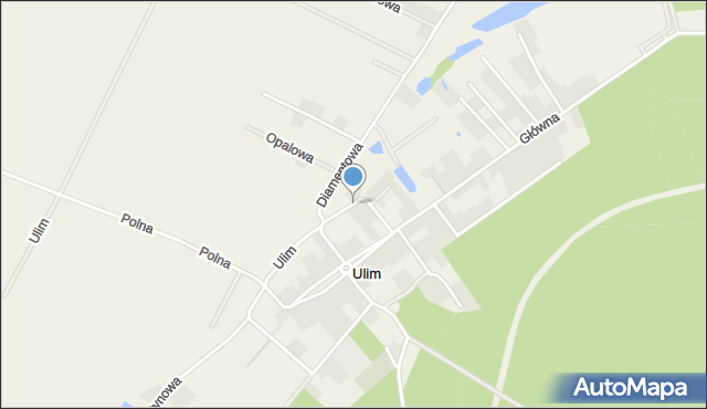 Ulim, Szafirowa, mapa Ulim