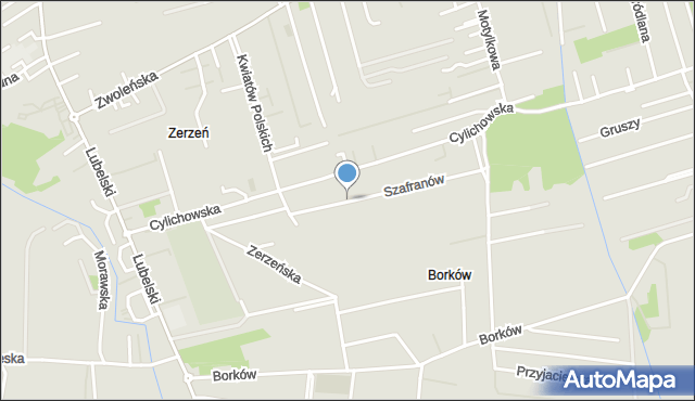 Warszawa, Szafranów, mapa Warszawy