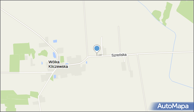 Wólka Kliczewska, Szreńska, mapa Wólka Kliczewska