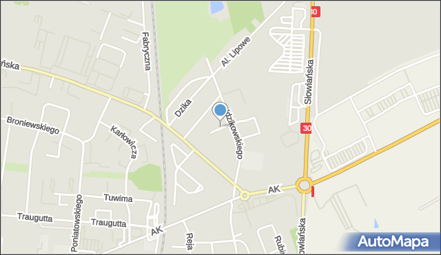 Zgorzelec, Szajnowicza Jerzego Iwanowa, mapa Zgorzelec