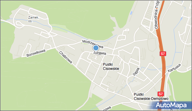 Gdynia, Tarninowa, mapa Gdyni