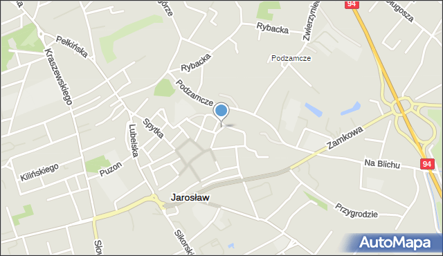 Jarosław, Tatarska, mapa Jarosławia