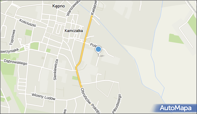 Kępno, Targowa, mapa Kępno