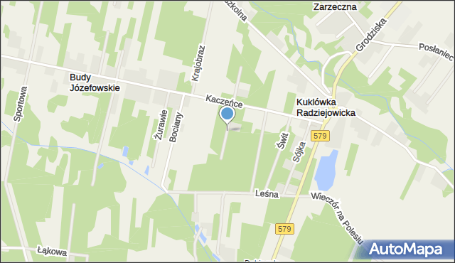 Kuklówka Radziejowicka, Tarninowa, mapa Kuklówka Radziejowicka