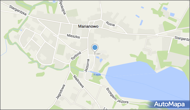 Marianowo powiat stargardzki, Targowa, mapa Marianowo powiat stargardzki