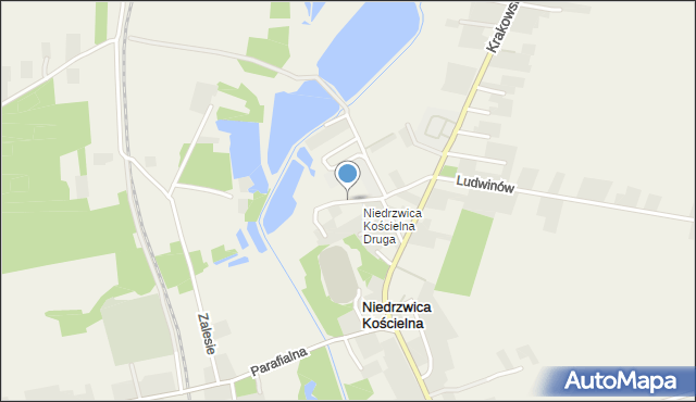 Niedrzwica Kościelna, Tatarakowa, mapa Niedrzwica Kościelna